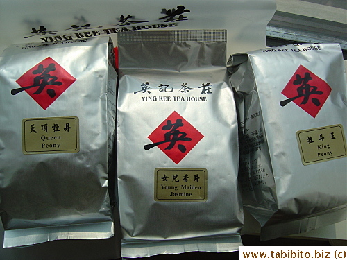 Got ourselves some tea to try