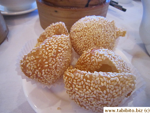 Deep fried chewy sesame balls